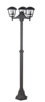 Sloupková - CEN LLD3P-108040 LED SVÍTIDLO LILANDA sloupové 3 svítidla 30W 230VAC 4000K 1850Lm 120d výška 220cm IP44 - CENTURY