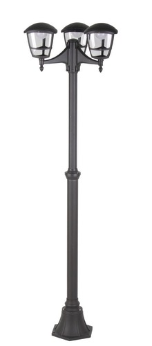 Sloupková - CEN LLD3P-108040 LED SVÍTIDLO LILANDA sloupové 3 svítidla 30W 230VAC 4000K 1850Lm 120d výška 220cm IP44 - CENTURY - foto 1