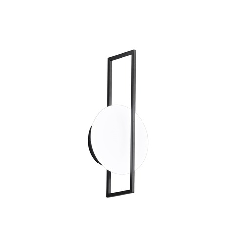 Dekorativní - FAN LED-FOBOS-AP-NER Nástěnné LED svítidlo FOBOS černá, 12 W, 1650 lm, CCT, 10 x 34,5 cm - FANEUROPE - foto 1