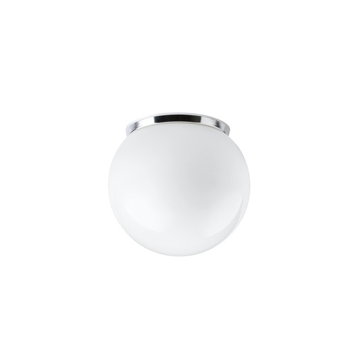 Kruhová - OS SKA68413 SKAT 1 stropní/nástěnné plastové svítidlo chrom / bílá IP65 3000 K 8W LED - OSMONT - foto 1