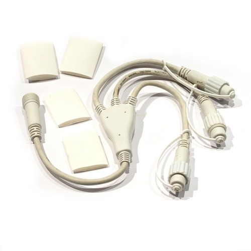Příslušenství - DLED EF02T DECOLED T rozbočovač, 3 výstupy, bílý, IP44 - foto 1