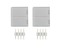 Příslušenství pro LED pásky - P 70489 YourLED ECO Clip-to-Clip spojka 2ks bílá, plast - PAULMANN