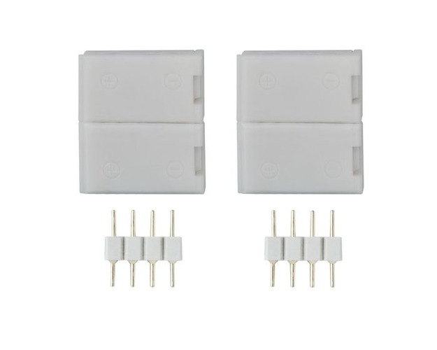 Příslušenství pro LED pásky - P 70489 YourLED ECO Clip-to-Clip spojka 2ks bílá, plast - PAULMANN - foto 1