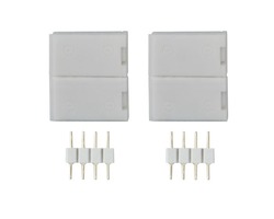 Příslušenství pro LED pásky - P 70489 YourLED ECO Clip-to-Clip spojka 2ks bílá, plast - PAULMANN