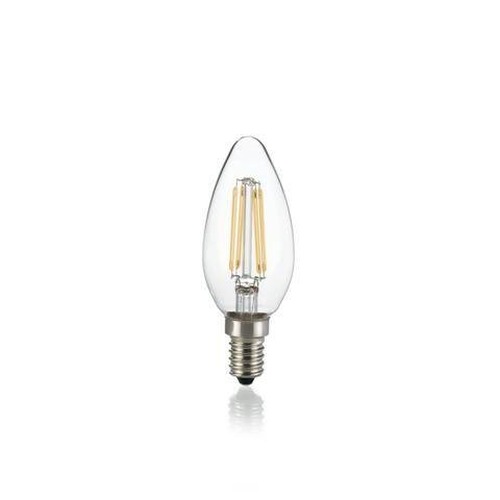 E14 - ILUX 271644 LED Filamentová žárovka Ideal Lux Oliva Trasparente 271644 E14 4W 430lm 3000K CRI90 čirá nestmívatelná - IDEALLUX - foto 1