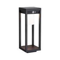 Sloupková - P 94573 Solární LED světelný objekt solární Marisol pohybové čidlo IP44 3000K černá - PAULMANN
