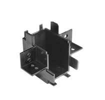 Lištové Magnetic BERNINI - FAN BERNINI-TL-LVI Příslušenství - vertikální úhlová spojka Bernini pro zapuštěné montážní pouzdro AD, 4,63 x 3,33 x 6,5 cm, černá - FANEUROPE