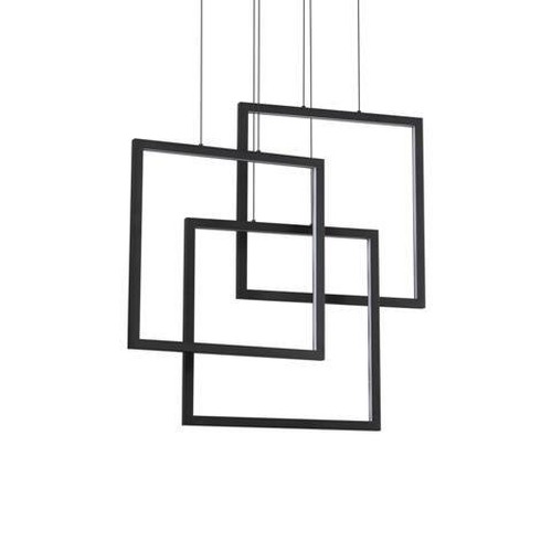 Hranatá - ILUX 269375 FRAME SP QUADRATO NERO - IDEALLUX - foto 1