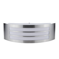 LED nástěnné svítidla - Nástěnné svítidlo z nerezové oceli 1xE27