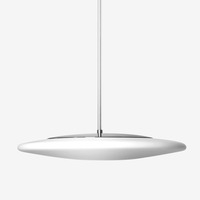 Kruhová - LU ZT.K2.R450.77 Závěsné svítidlo RONDO 23,3W LED 4000K sklo chrom opál ZT.K2.R450.77 - LUCIS