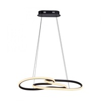 Dekorativní - PN 2764-18 LED závěsné svítidlo TWIST, černá, nastavitelná výška, paměťová funkce, SimplyDim, 2700K - PAUL NEUHAUS