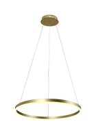 LED přívěšek - LED Závěsná lampa 22W Satin Gold