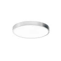 Kruhová - FAN LED-DOMO-R24 Koupelnové stropní svítidlo DOMO chrom, 24 W, 2700 lm, 4000 K, IP44, 24 x 2,4 cm - FANEUROPE