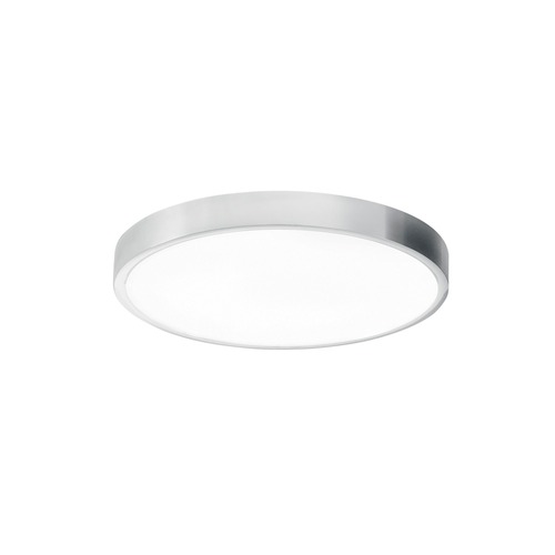 Kruhová - FAN LED-DOMO-R24 Koupelnové stropní svítidlo DOMO chrom, 24 W, 2700 lm, 4000 K, IP44, 24 x 2,4 cm - FANEUROPE - foto 1
