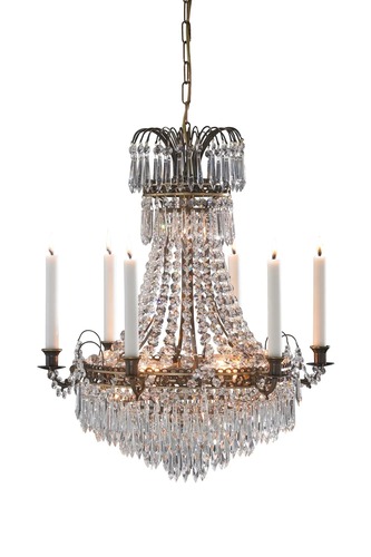 Kruhová - MAR 100649 Läckö lustr staromosaz 57 cm - Markslöjd - foto 1