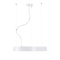 Kruhová - OS DEL48744 DELIA L4 závěsné plastové svítidlo bílá IP40 4000 K 100W LED - OSMONT