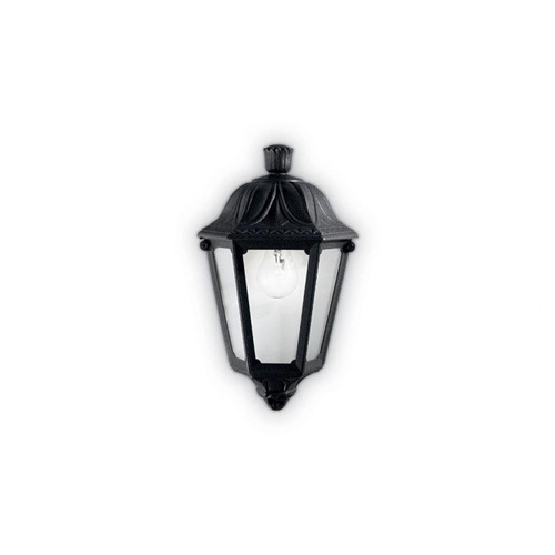 Nástěnná - ILUX 101552 Venkovní nástěnné svítidlo Ideal Lux Anna AP1 small nero 101552 černé IP44   - IDEALLUX - foto 1