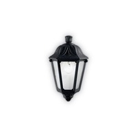 Nástěnná - ILUX 101552 Venkovní nástěnné svítidlo Ideal Lux Anna AP1 small nero 101552 černé IP44   - IDEALLUX
