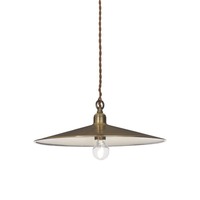 Kónická - ILUX 112701 Závěsné svítidlo Ideal Lux Cantina SP1 brunito 112701 bronzové 35cm   - IDEALLUX