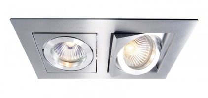 Hranatá - IMPR 110101 Zápustné svítidlo MR16 hliník Kardan 2ks - LIGHT IMPRESSIONS