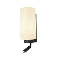 Bodová - LA 1003428 QUADRASS SPOT Indoor, nástěnné svítidlo s LED Spotem a objímkou E27, černé - BIG WHITE (SLV)