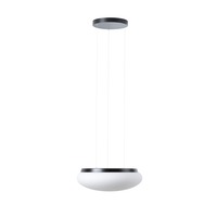 Kruhová - OS ARA67994 ARAKIS LE3 závěsné skleněné svítidlo černá / bílá IP40 4000 K 24W LED - OSMONT