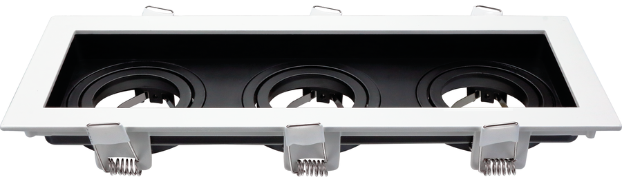 Svítidla na žárovky GU10 Optonica - Svítidlo Svítidlo Čtvercové Hliníkové Bílé/Černé Max 35W - foto 1