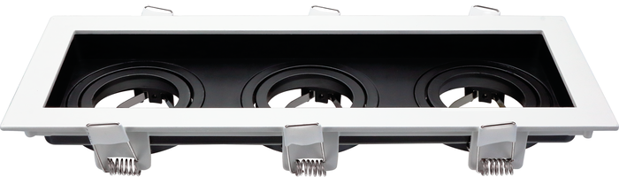 Svítidla pro reflektory (gu10) - Svítidlo Svítidlo Čtvercové Hliníkové Bílé/Černé Max 35W