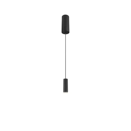 Subtilní - LA 1010287 LALU® závěsné svítidlo, patice LED, Mix&amp;Match, stříška pro povrchovou montáž, délka závěsu 200 cm, 2700/3000 K, 40°, PHASE, černá - BIG WHITE (SLV) - foto 1