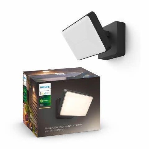 SmartHome Paul Neuhaus - PH 8719514382763 Hue LED White Venkovní nástěnný reflektor Philips Welcome 8719514382763 20,5W 2600lm 2700K IP44 24V černý, stmívatelný - PHILIPS (915005731602) - foto 1