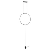 Stojací lampy - FAN LED-PORTAL-PT-NER Stojací lampa PIANTANA LED PORTAL černá 20W 2400lm CCT 50x50x400 cm - FANEUROPE