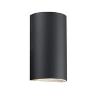 Nástěnná - NOR 84141003 Venkovní nástěnné svítidlo Rold 1x9,5W LED černá čirá - NORDLUX
