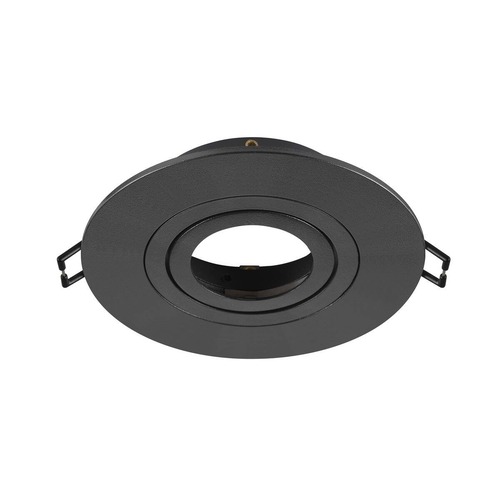 Kruhová - LA 1007631 NEW TRIA® 75 XL kroužek pro vestavbu do stropu, D: 11 H: 2,6 cm, IP 20, černá - BIG WHITE (SLV) - foto 1