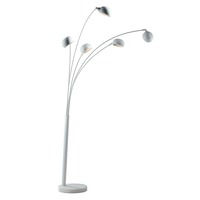 Stojací lampy - FAN I-ERACLE-PT BCO Stojací lampa Piantana Eracle, bílá, 5 x E14, 108 x 35 x 219 cm - FANEUROPE
