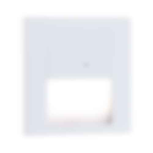 Zapuštěná - P 80002 LED vestavné svítidlo do zdi Tsaro hranaté 80x36mm 1W 230V 2700K bílá mat čidlo - PAULMANN - foto 1