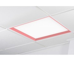 LED panely - KHL K50502.PI.SK.4K WINNER LED panel růžová 4000K nebe 37W čtverec - KOHL-Lighting