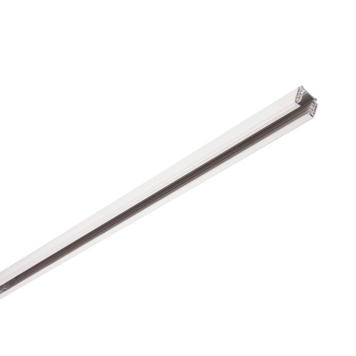 Lišty a příslušenství S-TRACK - LA 1001376 S-TRACK 3FÁZOVÁ MONTÁŽNÍ KOLEJNIČKA, vysokonapěťová PŘÍPOJNICE, dopravní bílá, 2 m - BIG WHITE (SLV) - foto 1