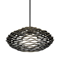 Dekorativní - HVLG 283-41-CE Závěsné svítidlo LUMA hliník/sklo černá/zlatá/opál G9 1x20W 0 - HUDSON VALLEY (Corbettt)