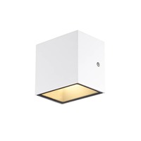 Nástěnná - LA 1005149 SITRA S WL SINGLE venkovní LED nástěnné přisazené svítidlo bílé CCT switch 3000/4000 K - BIG WHITE (SLV)