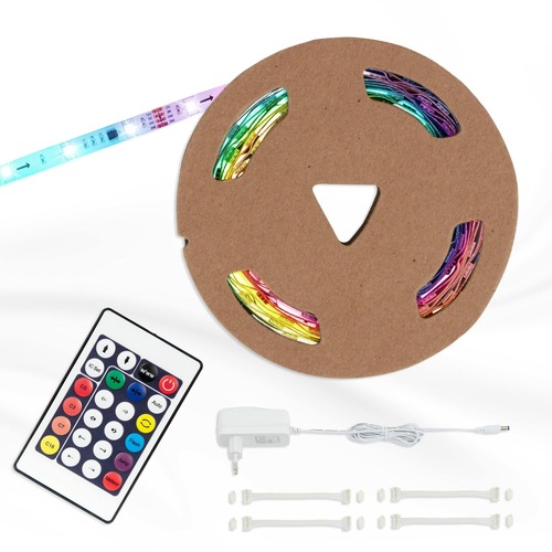 Dekorační - BRILO 2267-150D RGB LED pásek 500 cm 0,12W bílé - BRILO - foto 1
