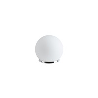 Stolní lampy dekorační - OS BIA50532 BIANCA 1 stolní skleněná lampa chrom / bílá IP40 25W E27 (původní kód OS 50532) - OSMONT