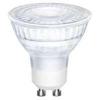 GU10/GZ10 - NOR 5164005621 LED žárovka reflektor GU10 450lm CW FG čirá - NORDLUX