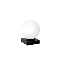 Stolní lampy dekorační - FAN I-ENOIRE-L1 Stolní lampa Lume Enoire, černé/opálové, 1 x E14, 14 x 14 x 17,5 cm - FANEUROPE