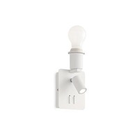 Dekorativní - ILUX 239521 LED Nástěnné svítidlo Ideal Lux Gea MAP2 Square Bianco 239521 3W 130lm 3000K E27 1x60W IP20 hranaté bílé - IDEALLUX