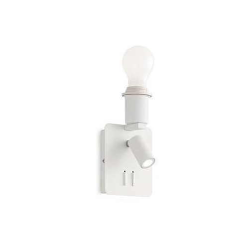 Dekorativní - ILUX 239521 LED Nástěnné svítidlo Ideal Lux Gea MAP2 Square Bianco 239521 3W 130lm 3000K E27 1x60W IP20 hranaté bílé - IDEALLUX - foto 1