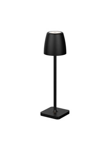 Na baterie - NV 9223411 Venkovní stolní lampa COLT černý litý hliník a akryl LED 2W 3000K IP54 62st. 5V DC vypínač na těle USB kabel stmívatelné - NOVA LUCE - foto 1