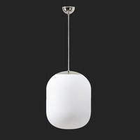 Nouzové osvětlení - OS TAN67371 TANIA S2 závěsné skleněné svítidlo nerez leštěná / bílá IP40 3000 K 41W LED nouzové kombinované 3 h (původní kód OS 67371) - OSMONT