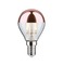 E14 - P 28665 LED kapka 2,6 W E14 zrcadlový svrchlík měď teplá bílá - PAULMANN