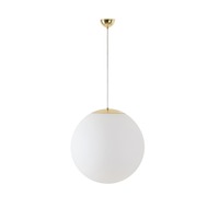 Koule - OS ADR60857 ADRIA S4 závěsné skleněné svítidlo mosaz / bílá IP40 4000 K 41W LED - OSMONT