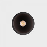 Kruhová - KHL K50800.02.RF.BK-BK.38.ST.8.27.DA NOON zapuštěné svítidlo s rámečkem černá 7 W 2700K DALI - KOHL-Lighting